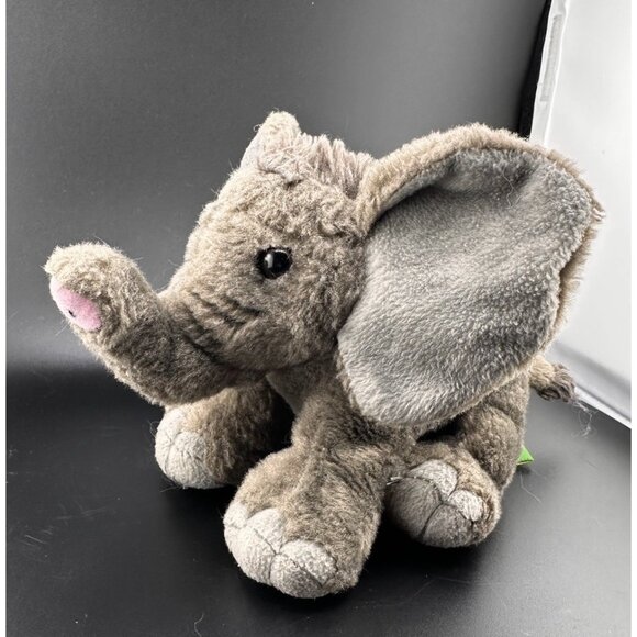 K&M Wild Republic African Gray Elephant 8" Bean Bag Plush Stuffed Animal - Picture 1 of 11